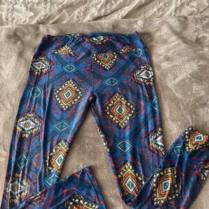 LuLaRoe Colorful Geometric Pattern Leggings